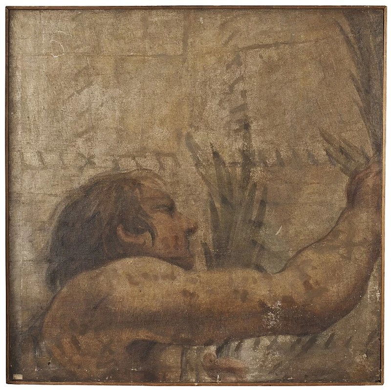 Particolare della volta della Cappella di San Sebastiano in San Pietro, Roma